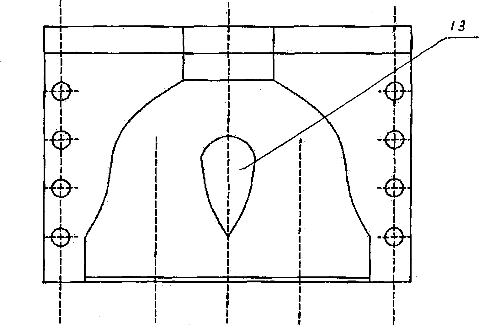 Medical membrane machine pressing with double cylinders