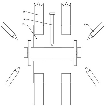 Overturning cleaning device