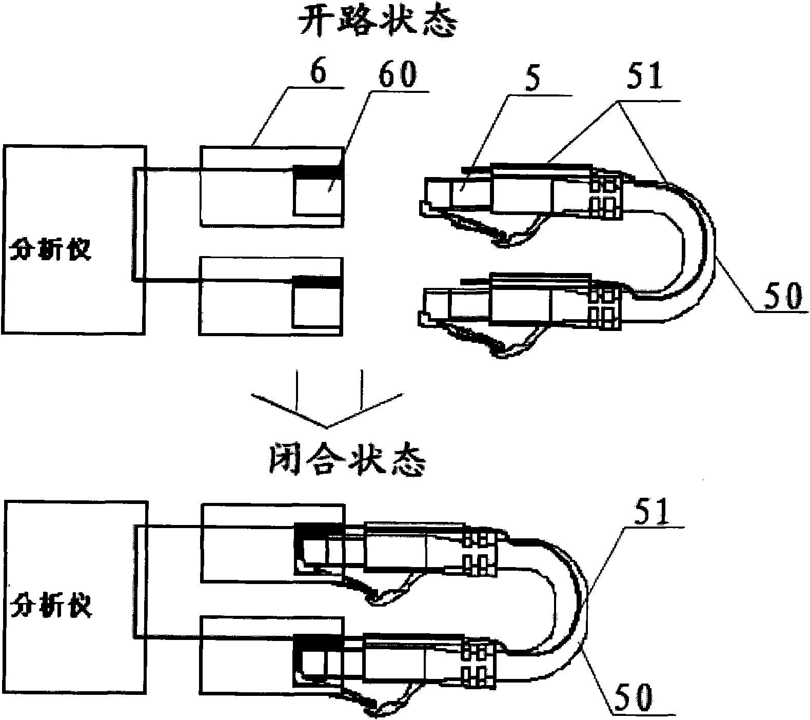 Optical fibre connection device