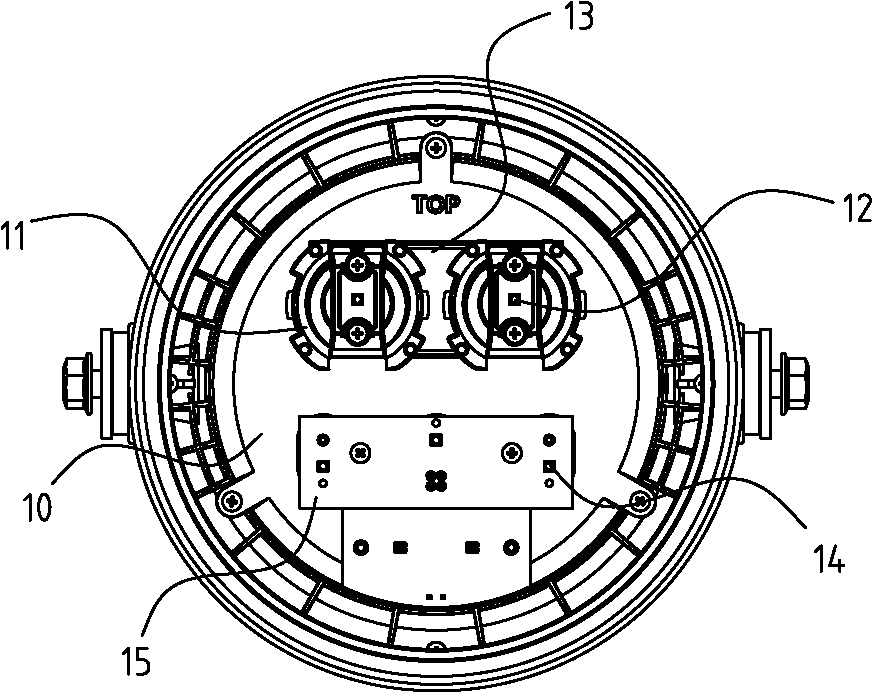 Light-emitting diode (LED) headlamp for motorcycle