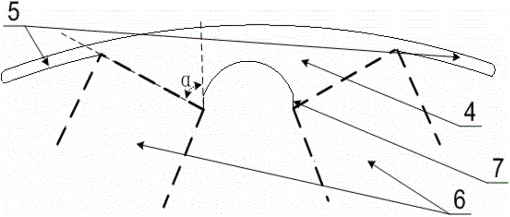 Stator and rotor structure of built-in permanent magnet brushless direct current motor