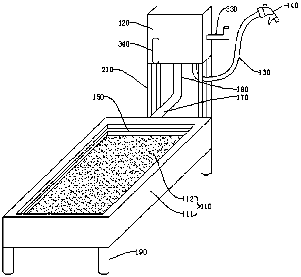 Entrance guard type epidemic prevention disinfection device