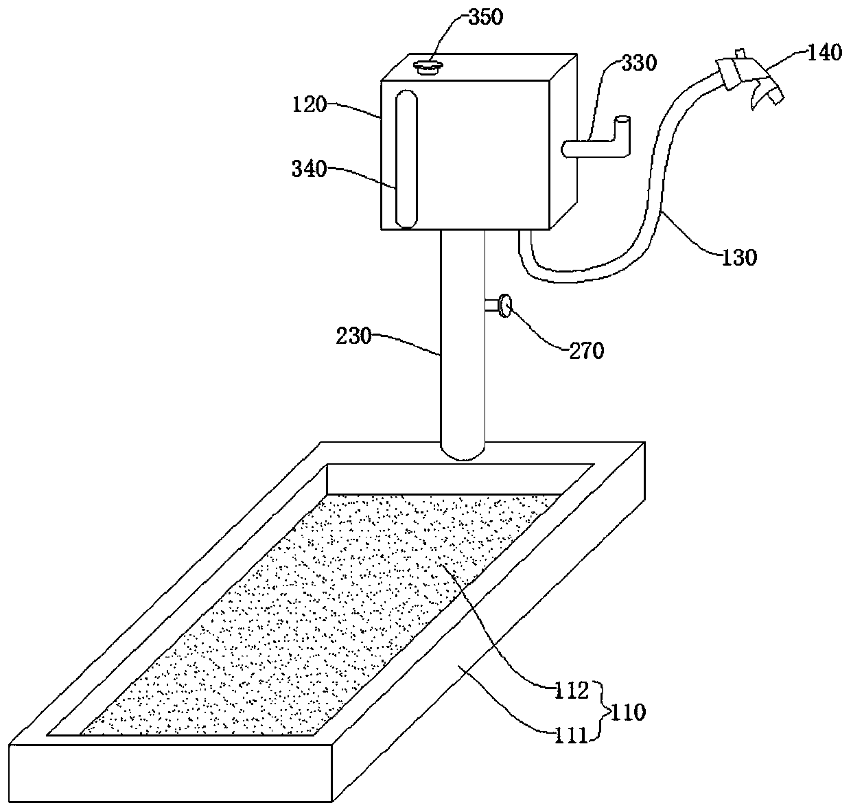 Entrance guard type epidemic prevention disinfection device