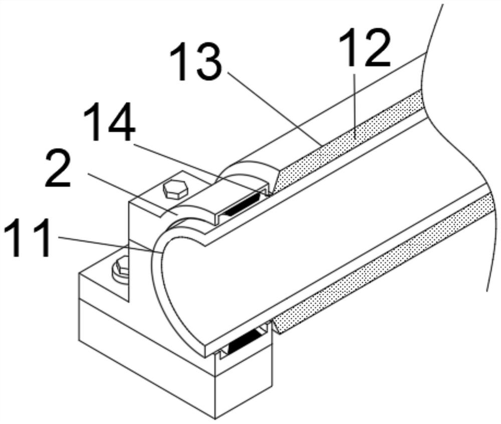 Pipeline metal shock absorber