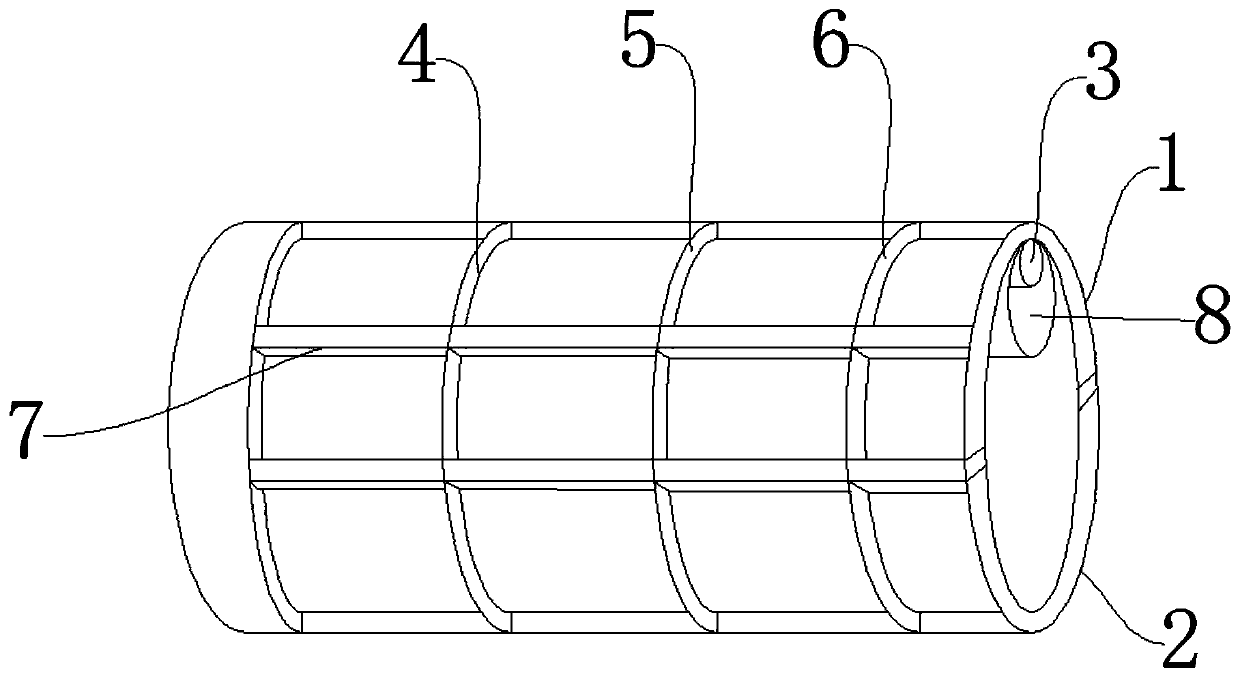 Intensified reinforced concrete sewer pipe steel mold