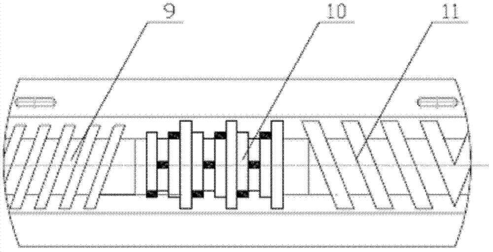 Continuous adjustable and controllable water vapor sealing type double screw rod extruder