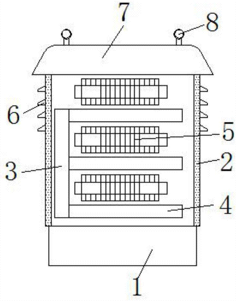 Distribution box for network station