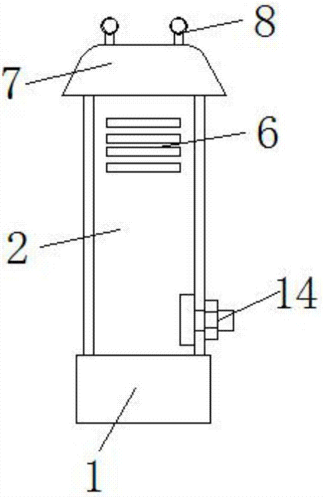 Distribution box for network station