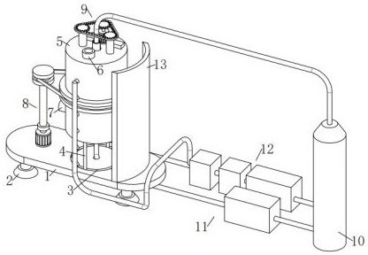 A waste rubber thermal regeneration device and thermal regeneration method thereof