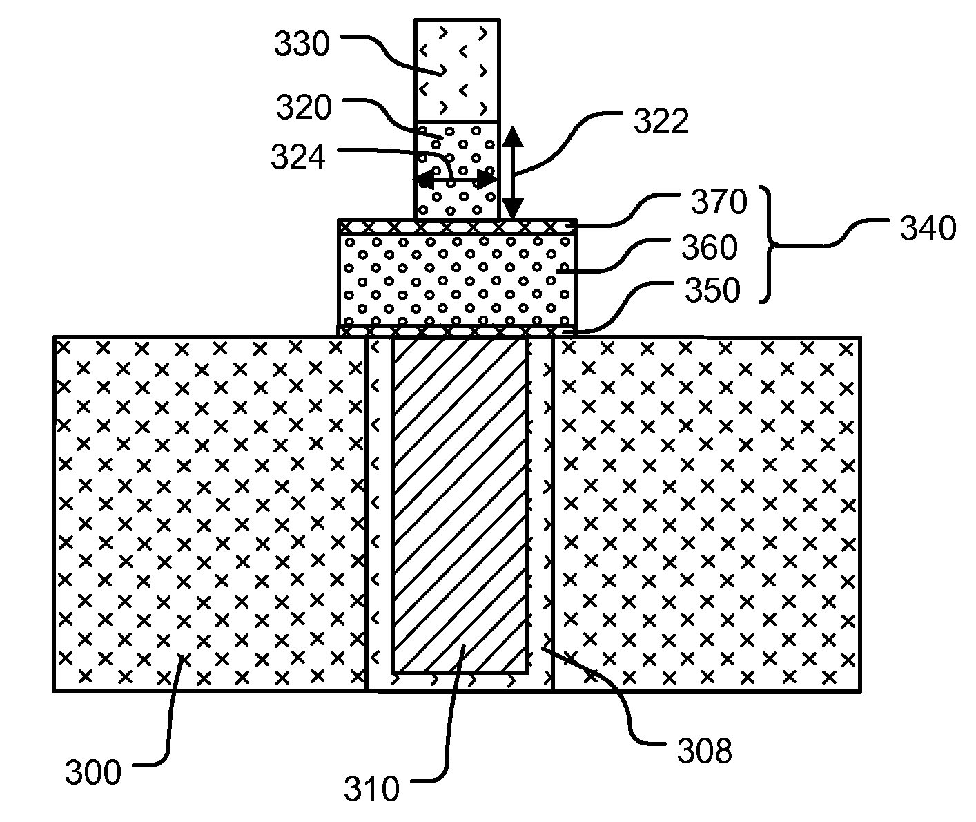 Phase change memory cell including a thermal protect bottom electrode and manufacturing methods