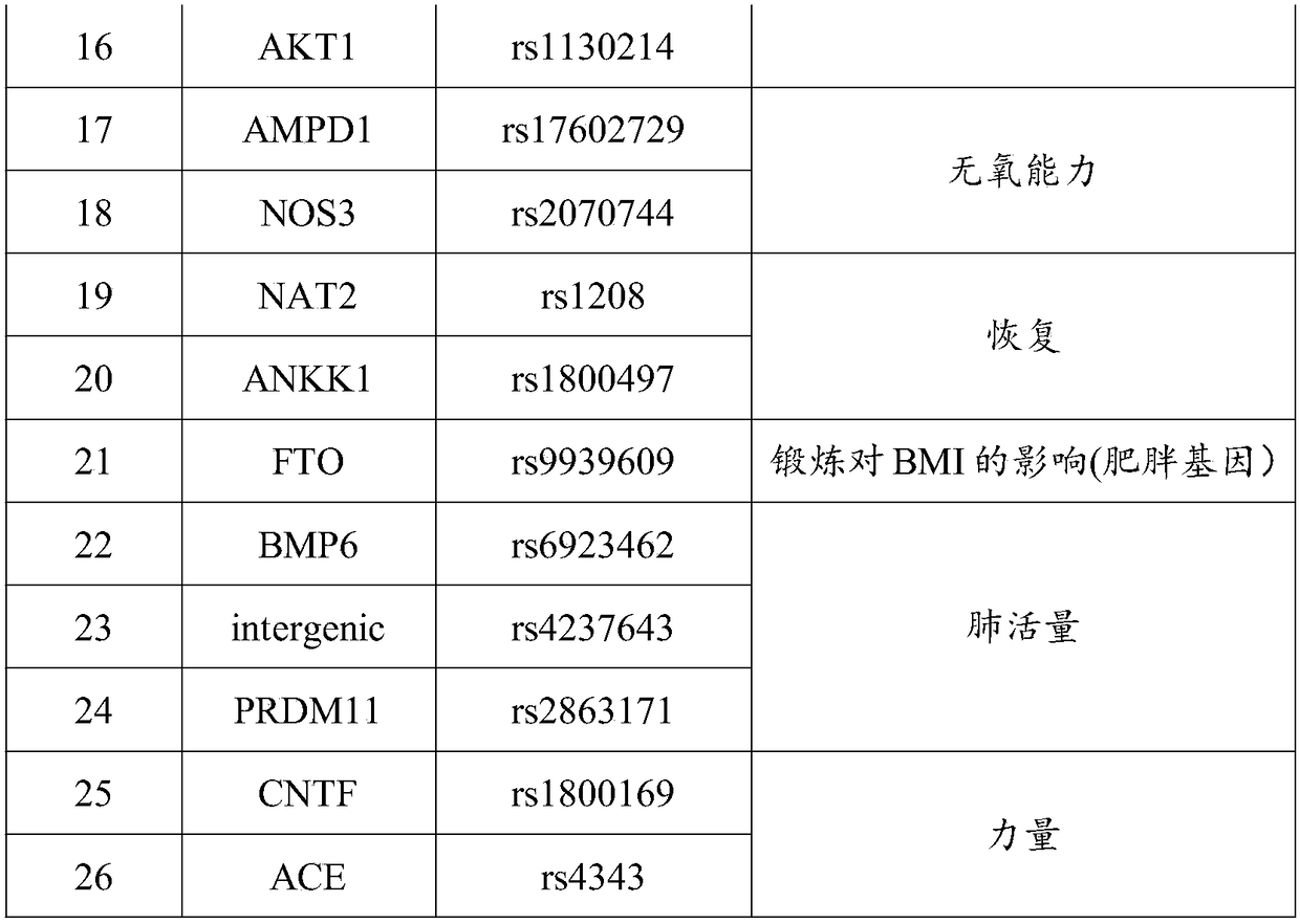 Primer set for amplifying genes related to exercise ability and detection kit