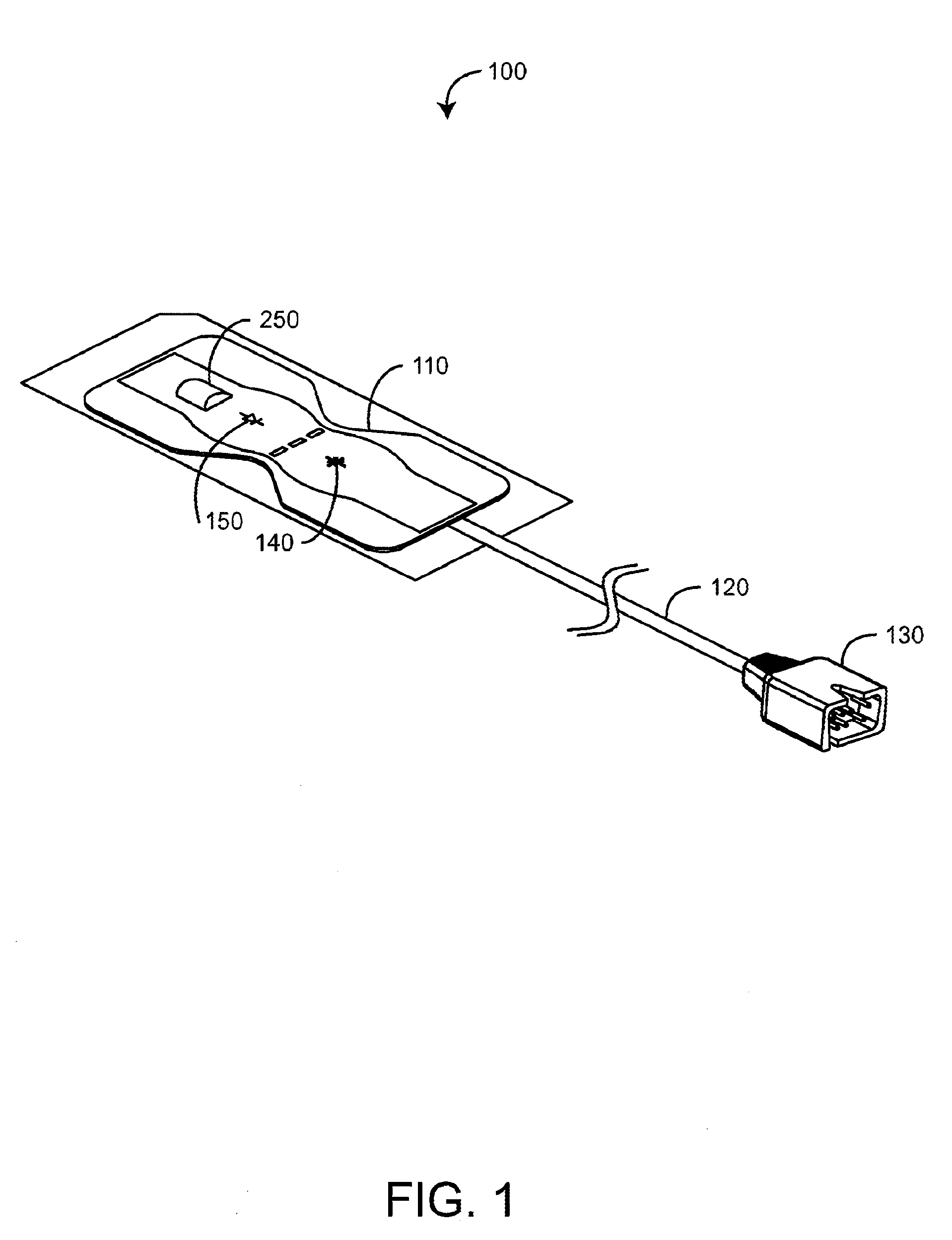 Disposable active pulse sensor