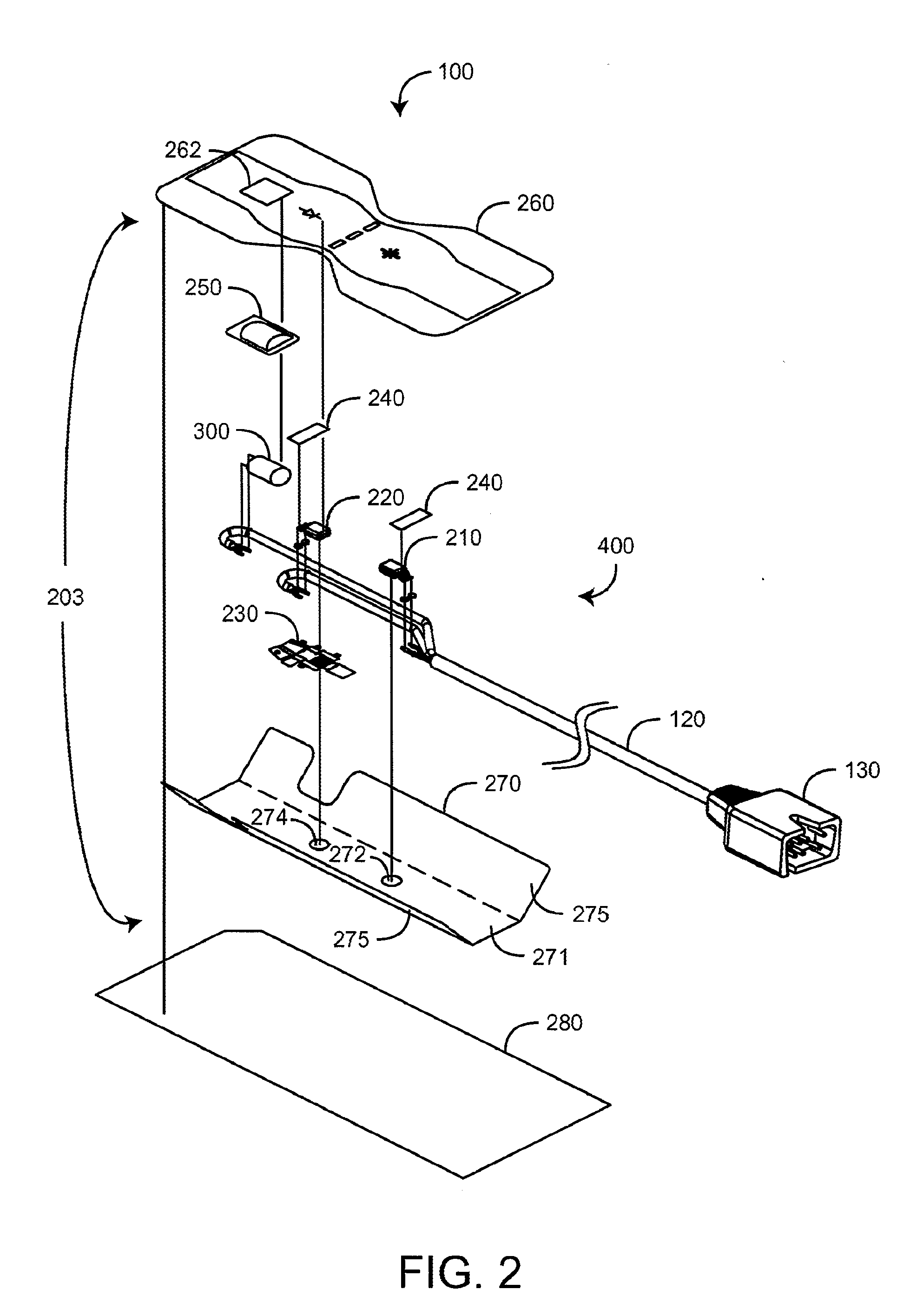 Disposable active pulse sensor