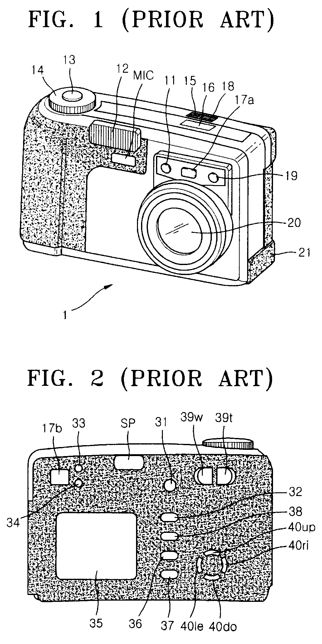 Method of determining clarity of an image using enlarged portions of the image