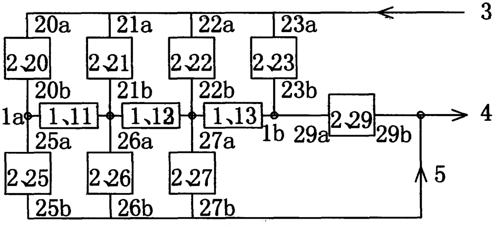 Electric control backflushing switching method of water purifier filter liner waterway and integrated electric control valve device thereof