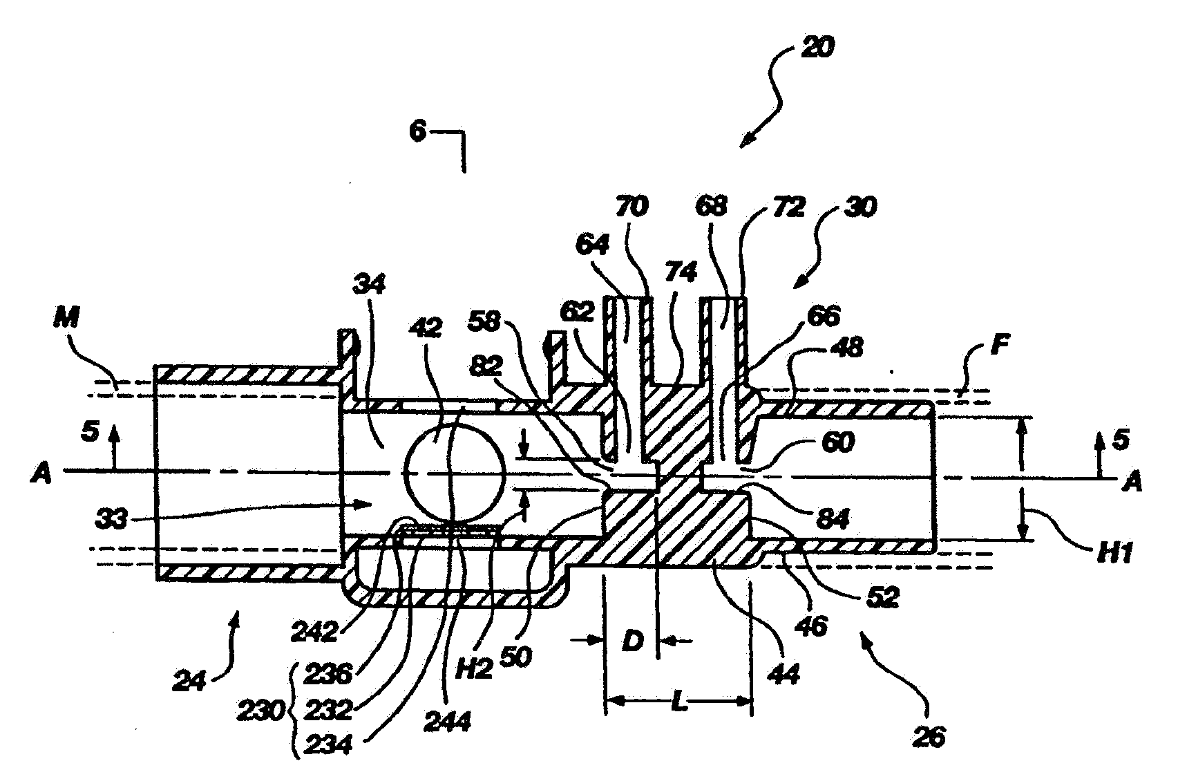 Metabolic measure system including a multiple function airway adapter