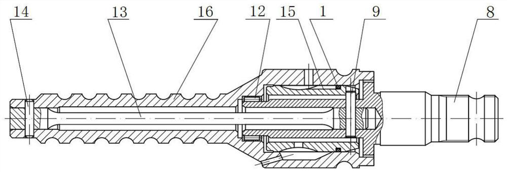 Damping noise reduction structure and damping noise reduction method for control valve of automobile hydraulic power steering gear