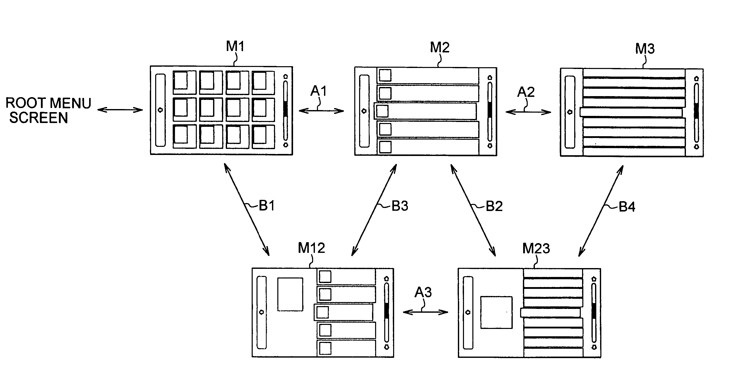 Playback apparatus, menu display method, and recording medium recording program implementing menu display method