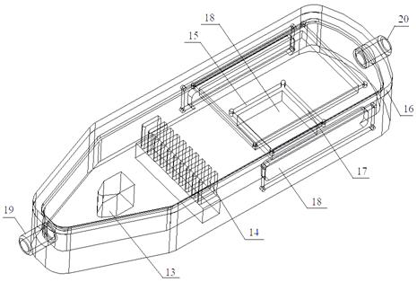 Aquatic product formaldehyde rapid detection device and method based on visual olfactory fingerprint technology