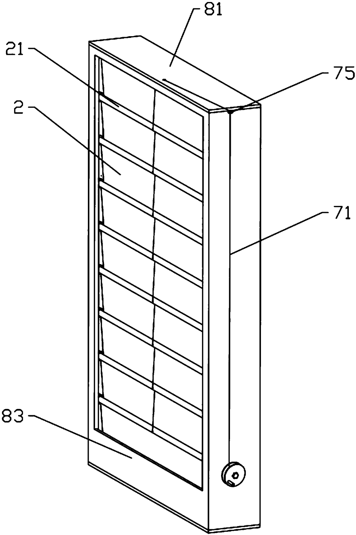 Integrated embedded adjustable glass shutter window