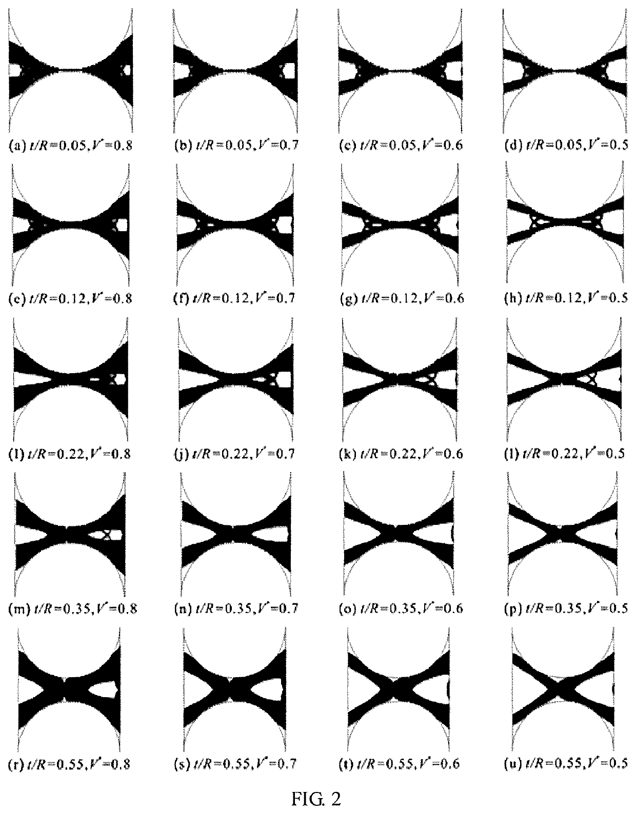 Method of topology optimization for flexible hinge