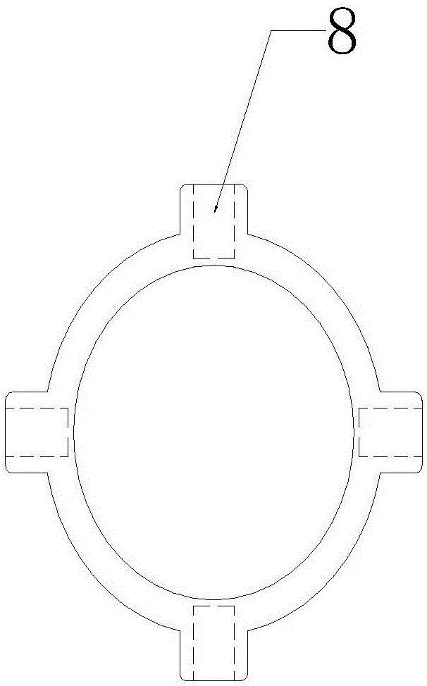 Template reinforcing tool and method for reinforcing wall pier template by using template reinforcing tool