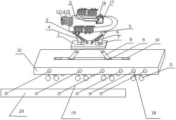 Airplane emergency landing device