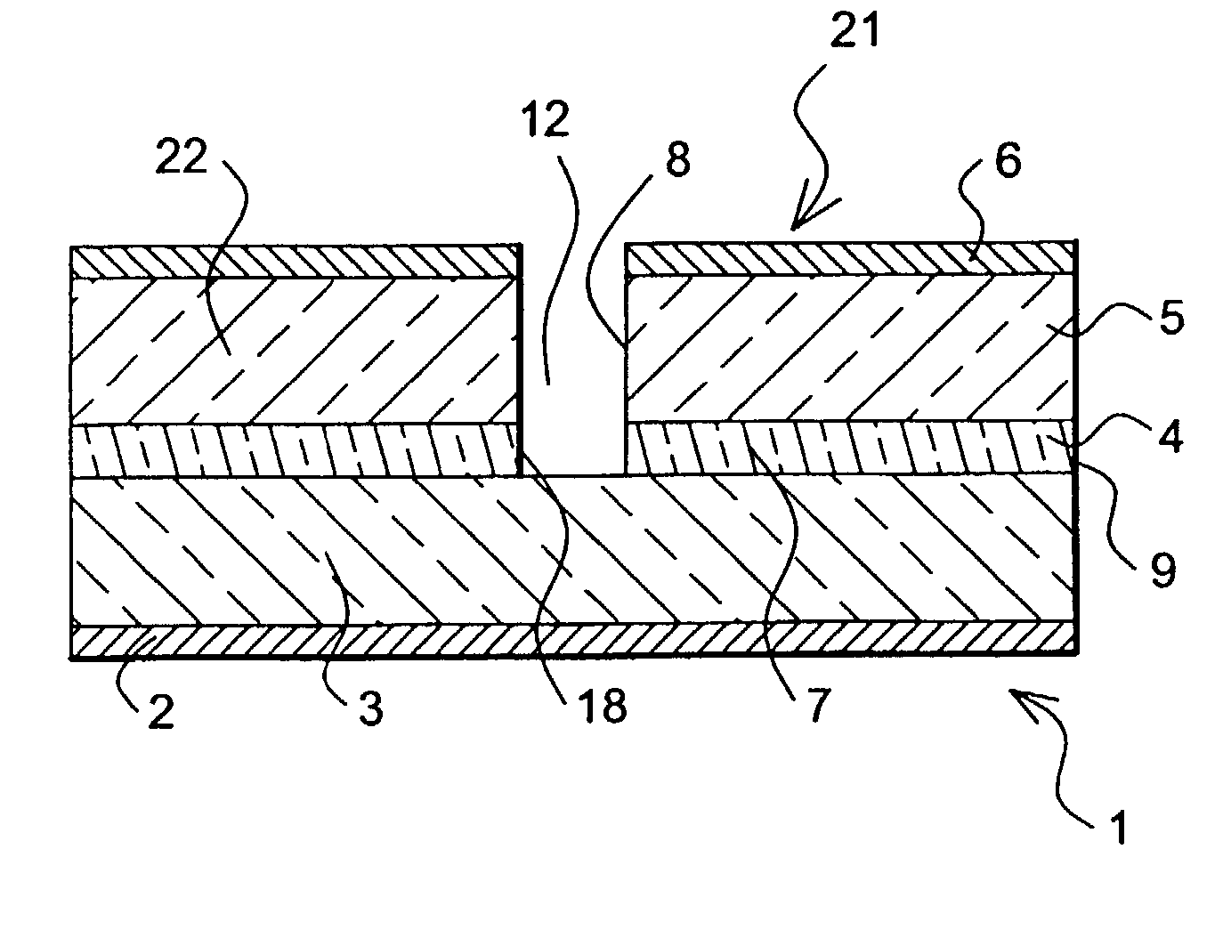 Integrated laser with perot-fabry cavity