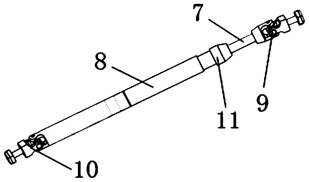 Size-adjustable telescopic digital external fixator for bone rehabilitation