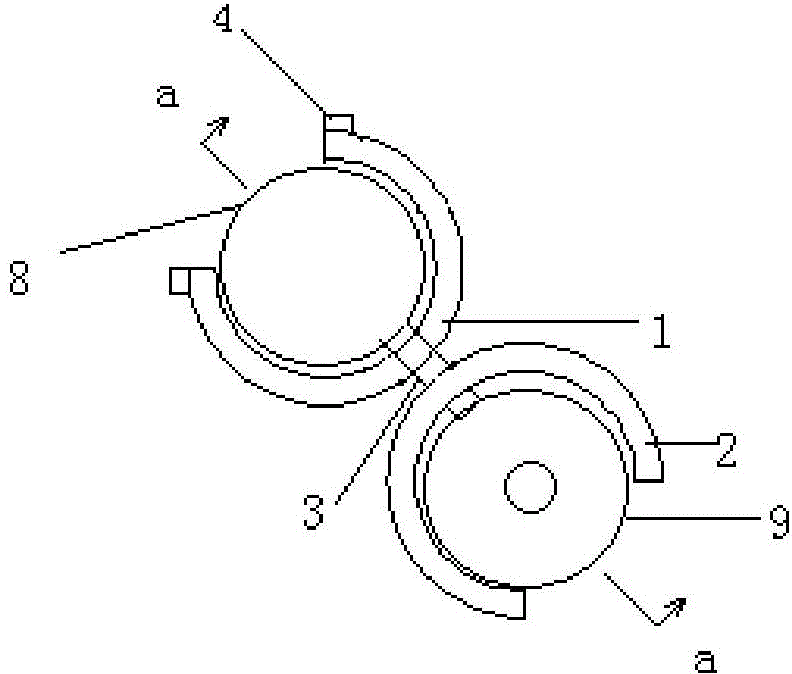 Movable device for fixedly connecting infusion apparatus and infusion rack