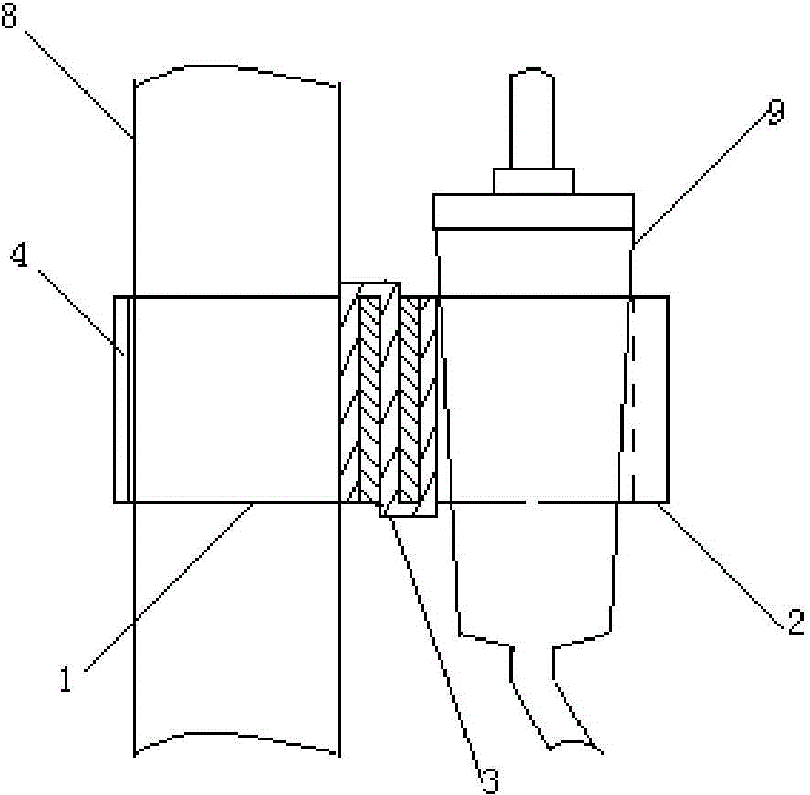 Movable device for fixedly connecting infusion apparatus and infusion rack