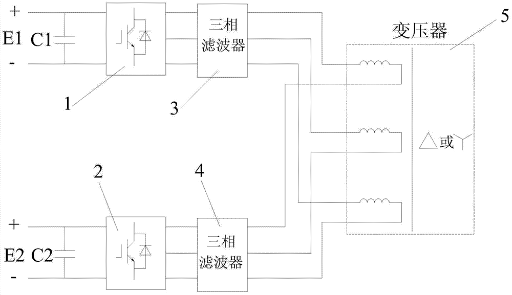 Variable-frequency and variable-voltage multi-level high-power voltage source