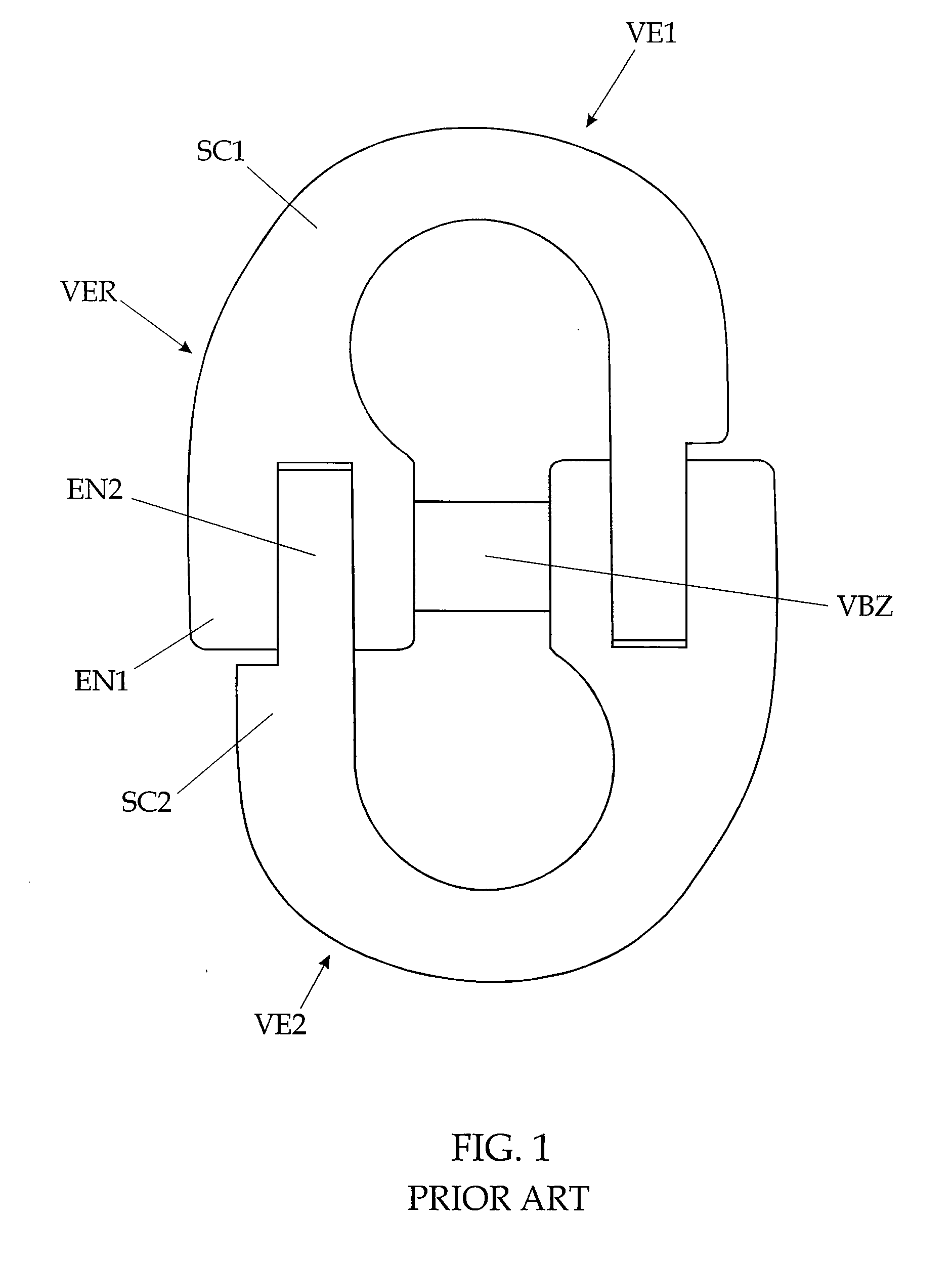 Coupling element for a shackle