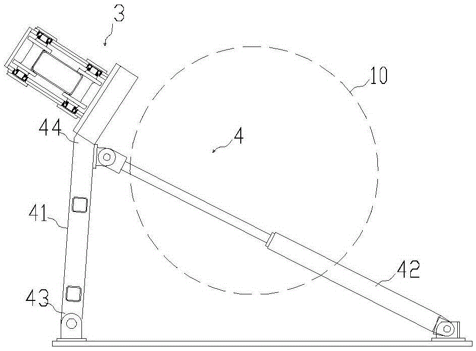 Side-moving spraying mechanism and spraying method for inner coating of anti-corrosion steel pipe