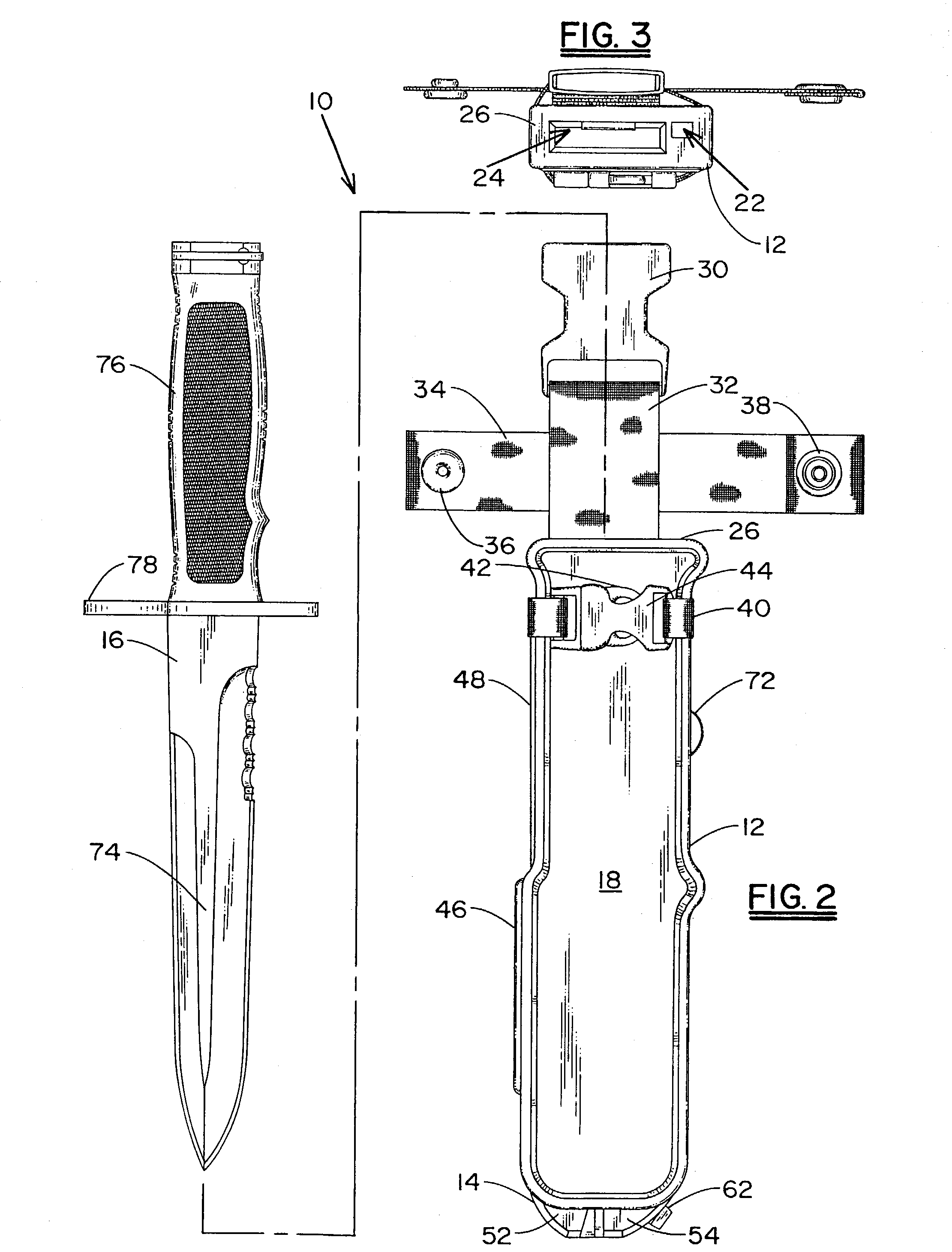 Wire cutter and bayonet sheath combination