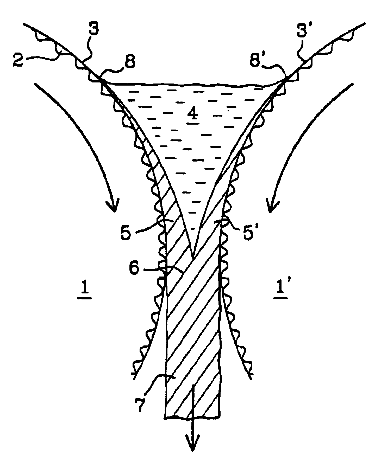 Process for manufacturing carbon-steel strip by twin-roll continuous casting, product produced and apparatus