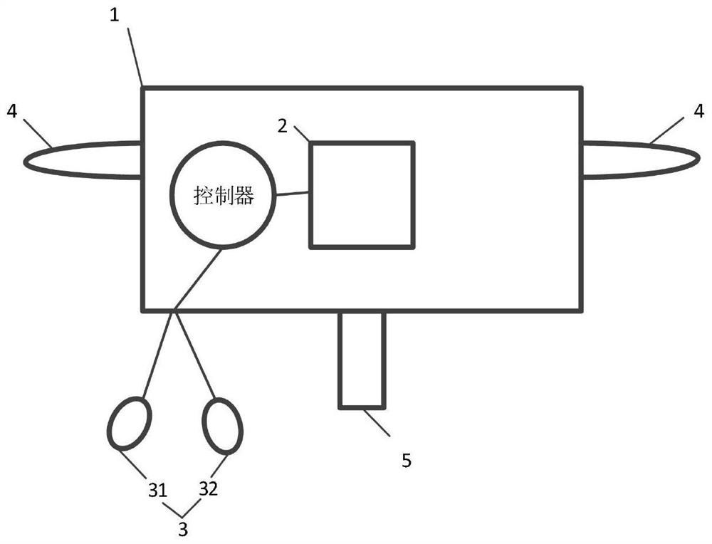 Automatic cardiac resuscitation and automatic defibrillation combined emergency device and working method thereof