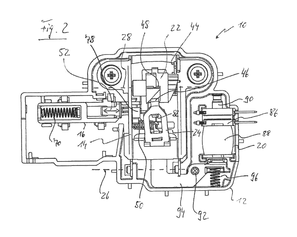 Overlifting door latch with locking mechanism