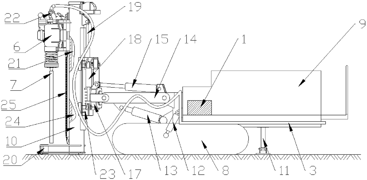 Down-the-hole drill with dustproof function and use method thereof