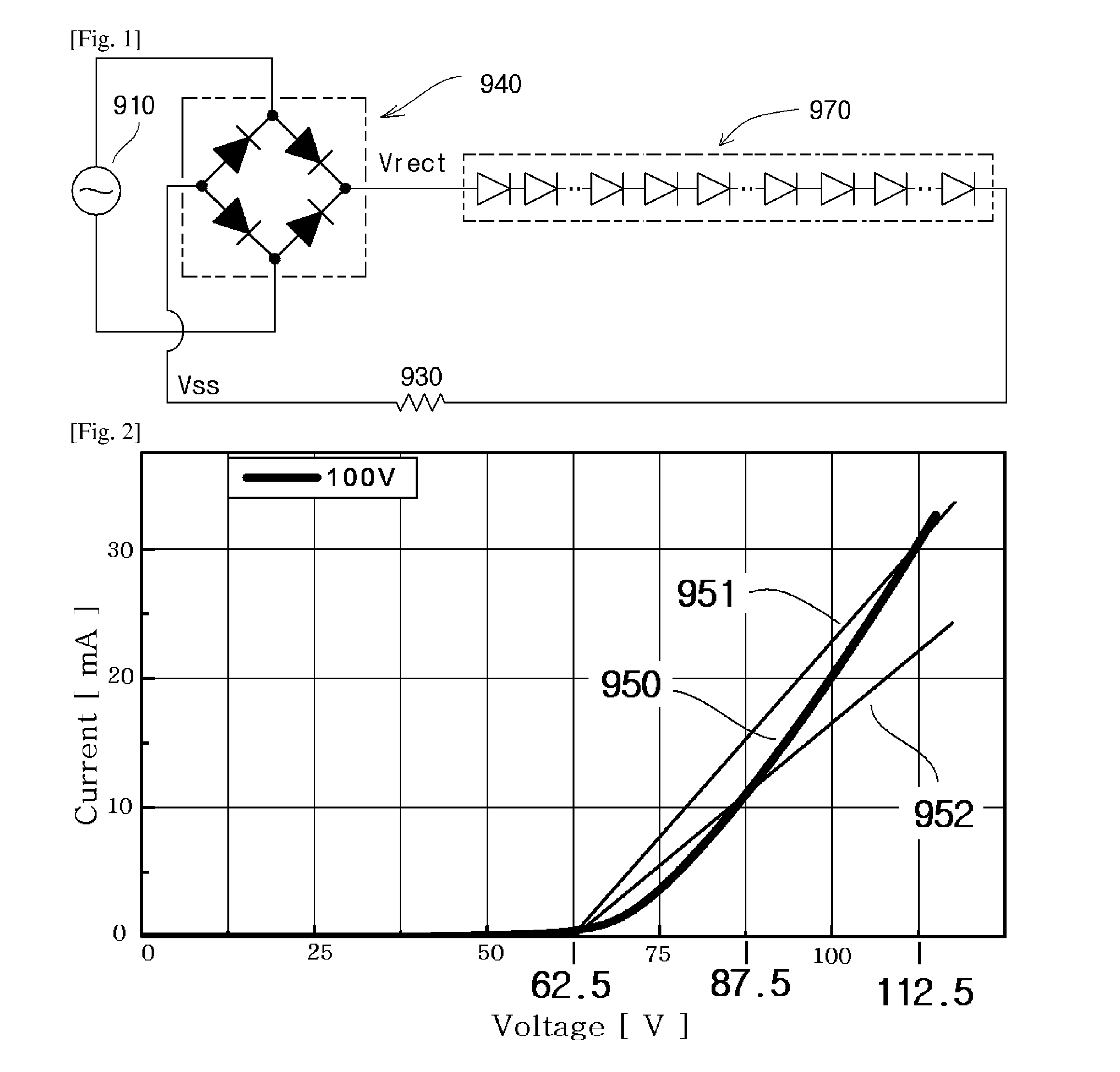 LED lighting apparatus having improved flicker performance