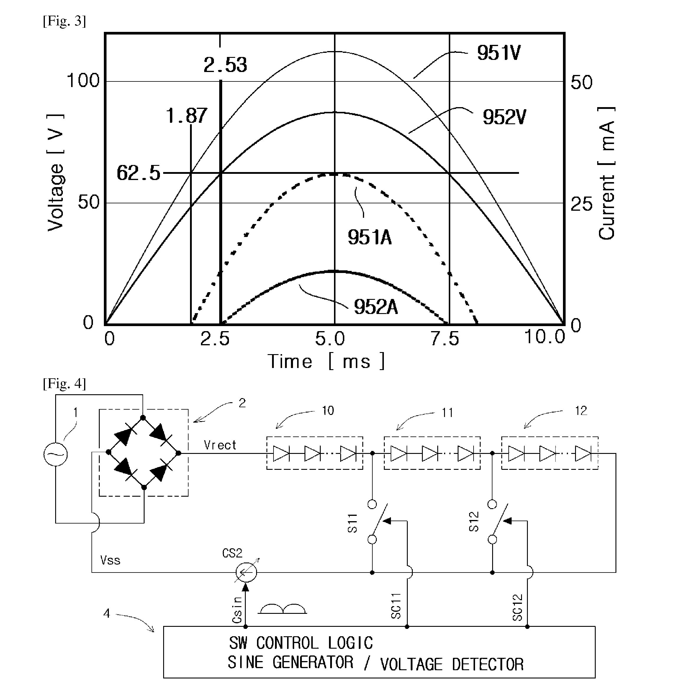 LED lighting apparatus having improved flicker performance