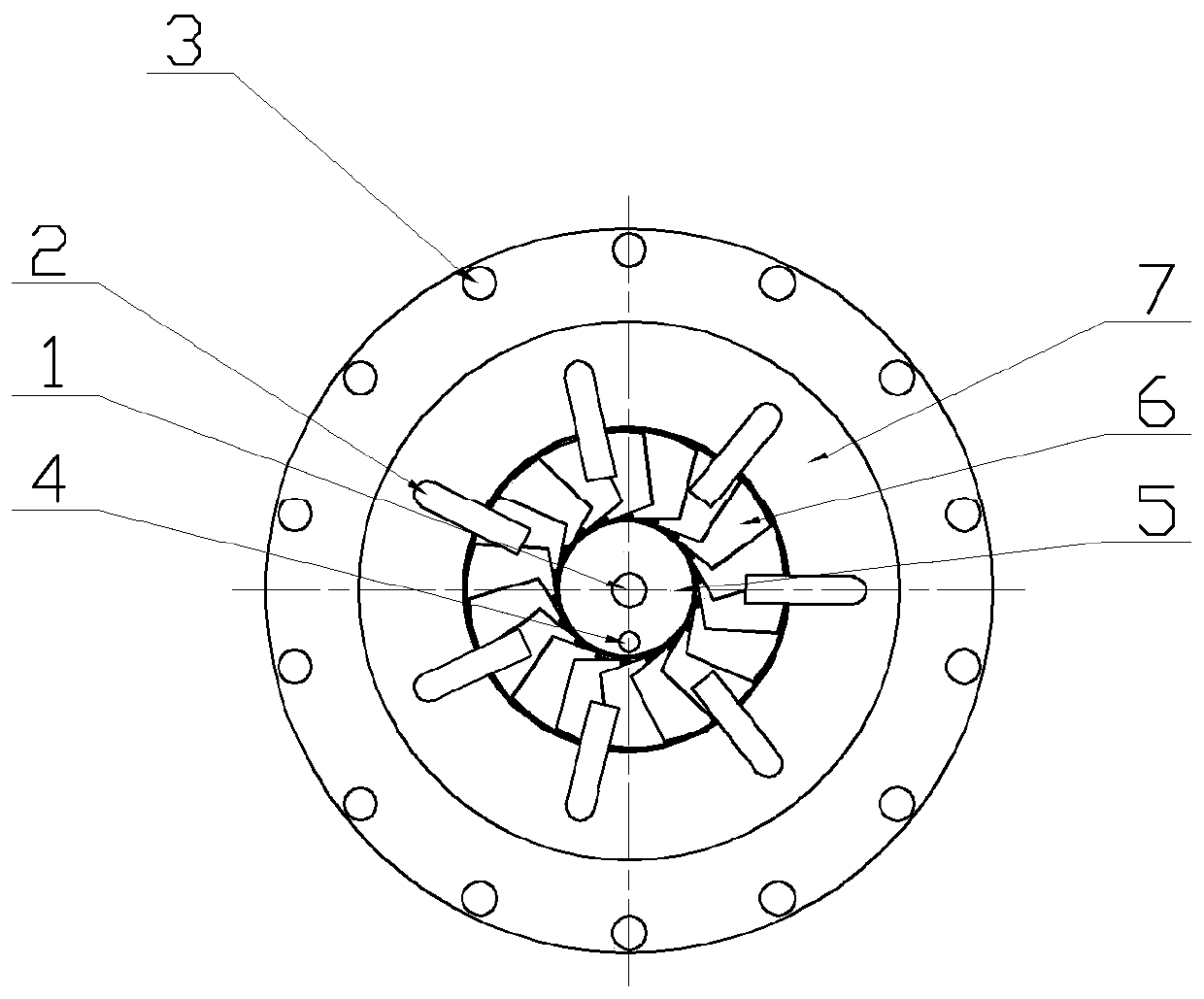 Low-nitrogen gas burner achieving automatic adjustment of flame shape