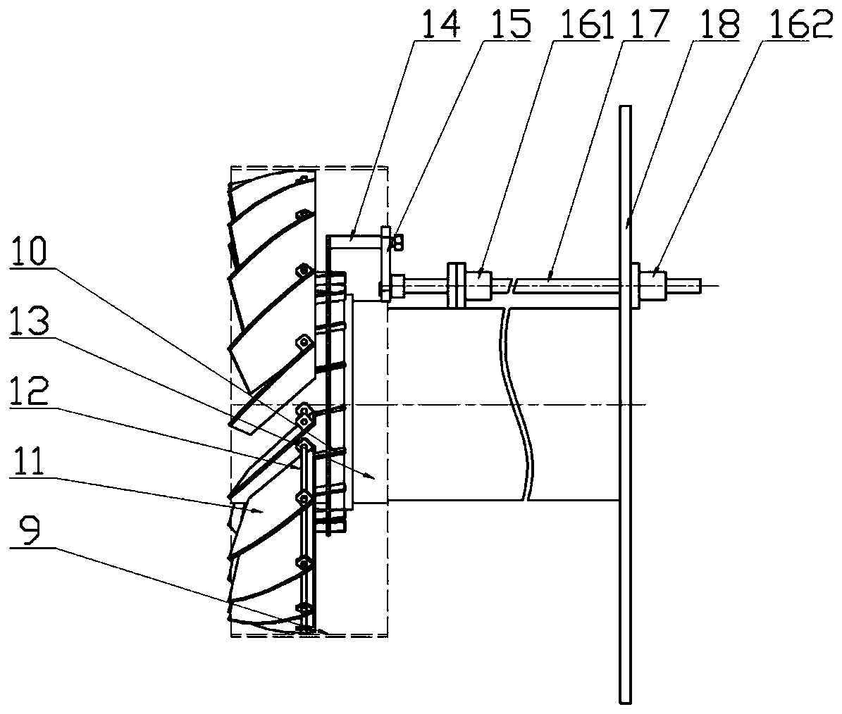 Low-nitrogen gas burner achieving automatic adjustment of flame shape