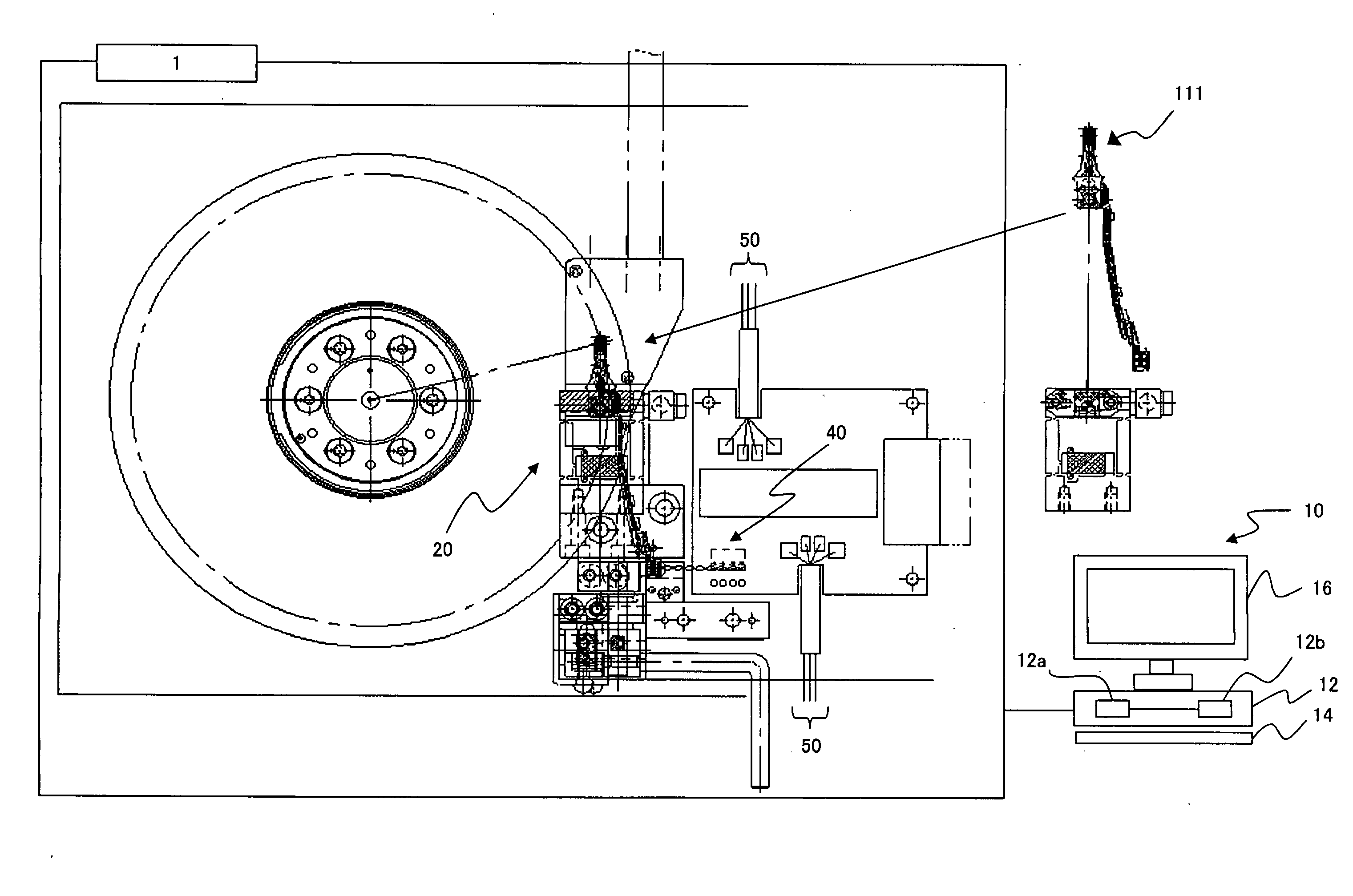 Test method and apparatus for tunneling magnetoresistive element