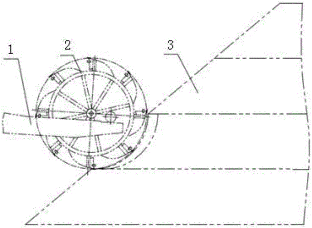 A bucket wheel stopper device for a bucket wheel stacker and reclaimer