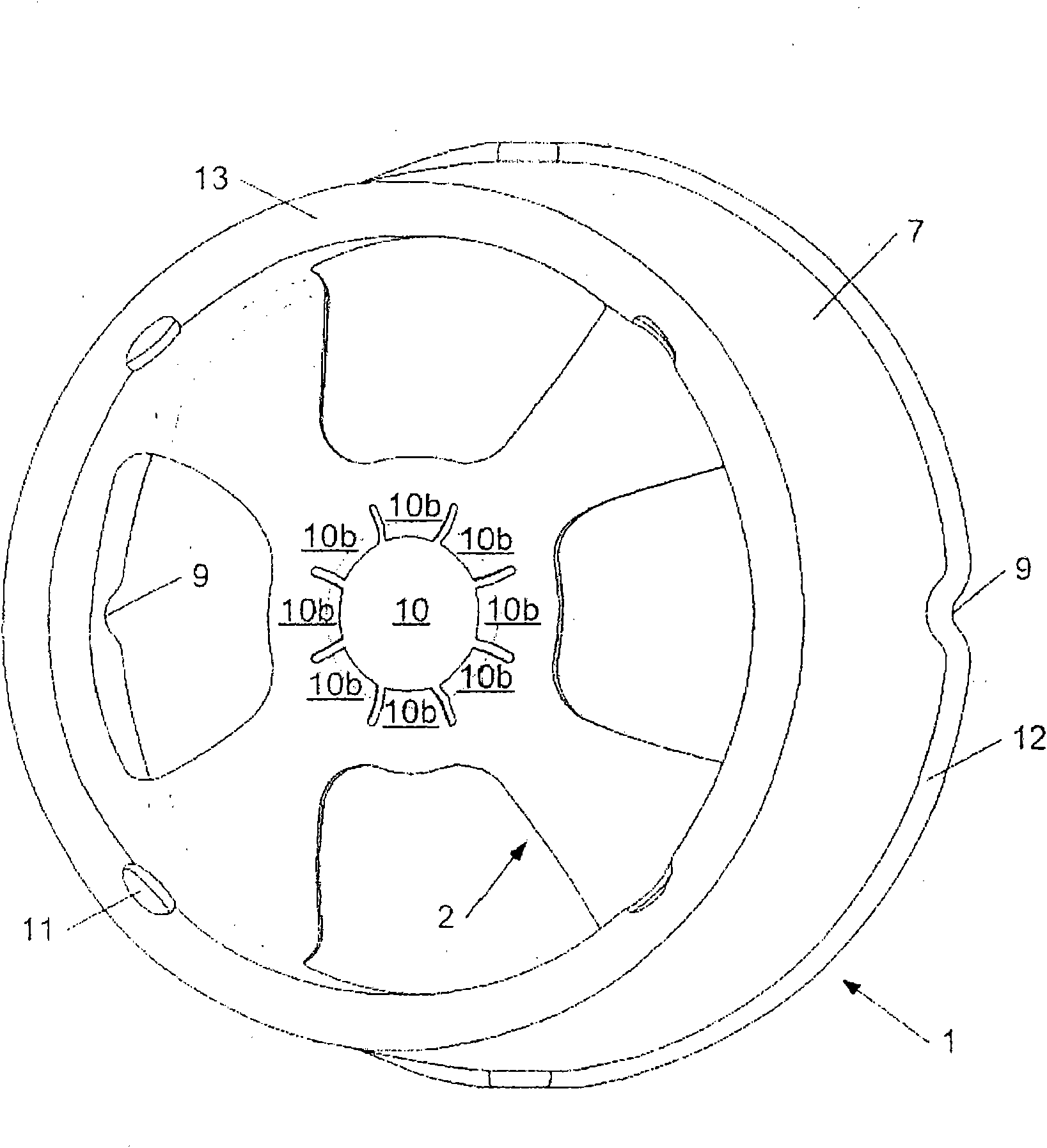 Container and chime and method of manufacturing said container