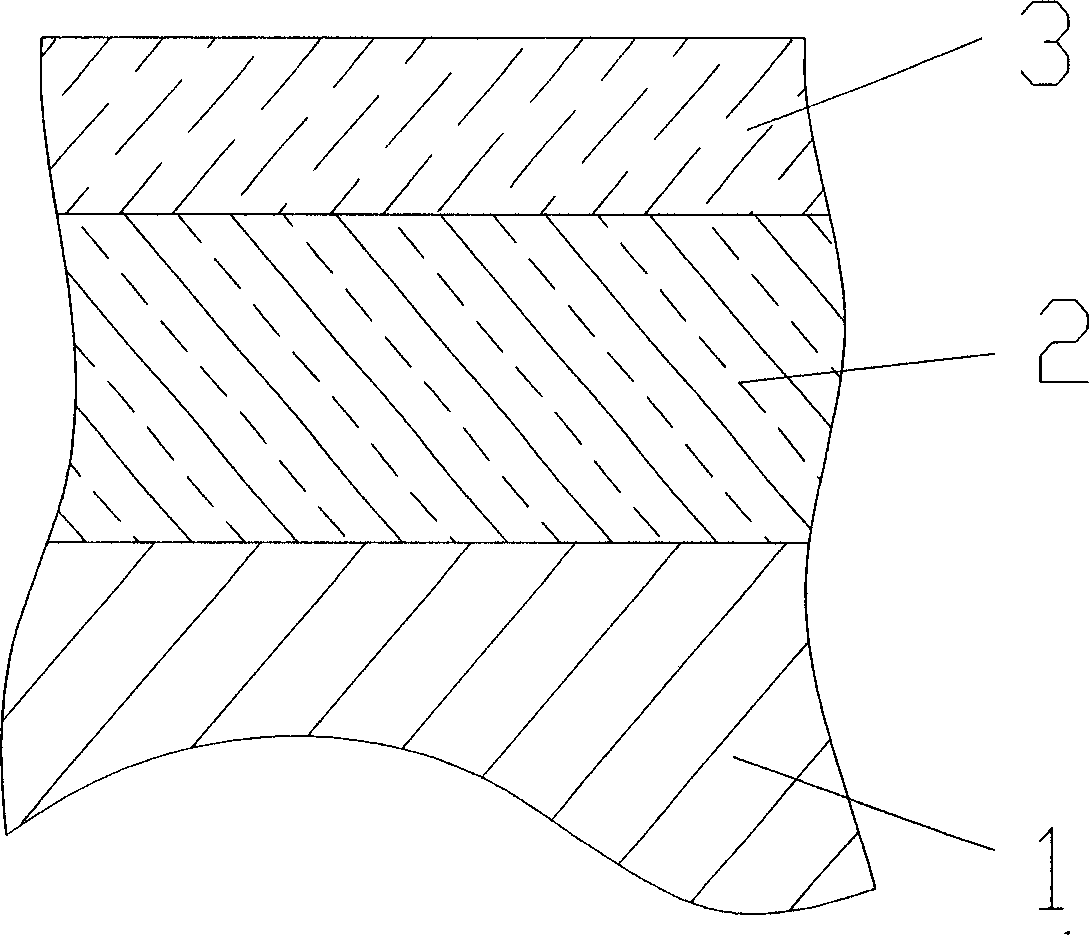 Nanometer crystalline compound coating and its prepn process