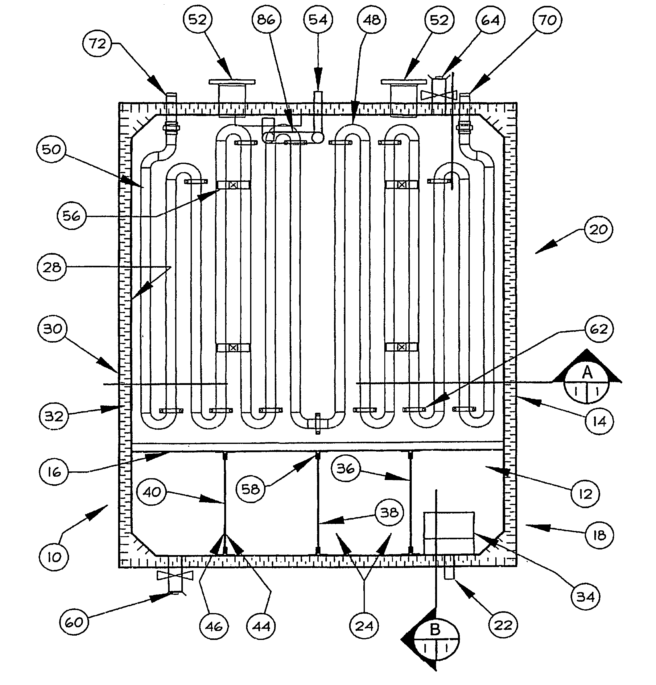 Settling and evaporation tank apparatus, method and system