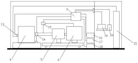 Real-time monitoring equipment operation and maintenance management system of engine test bed