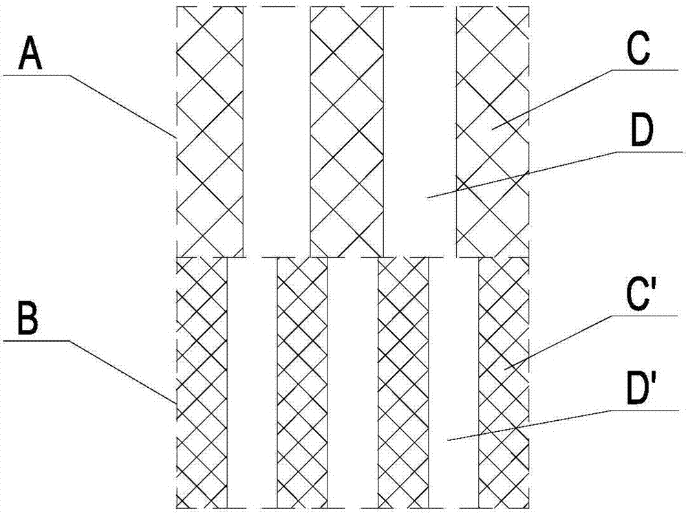 Single-material gradient filter element